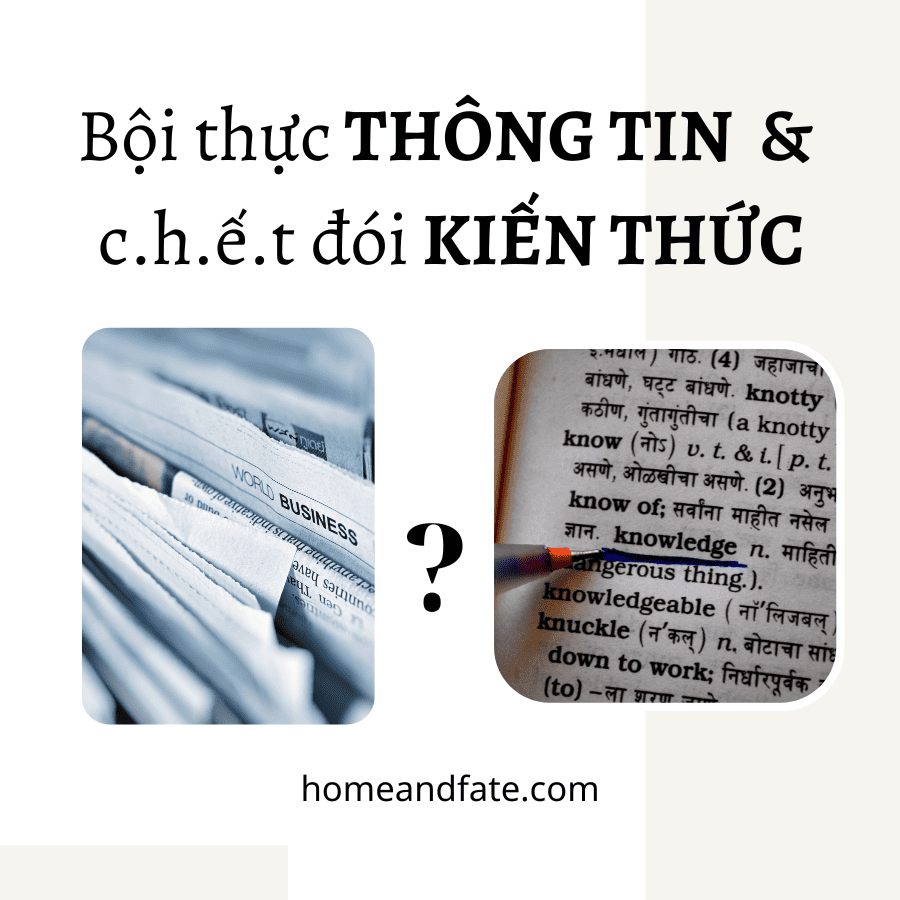 Tình trạng bội thực thông tin và chết đói kiến thức