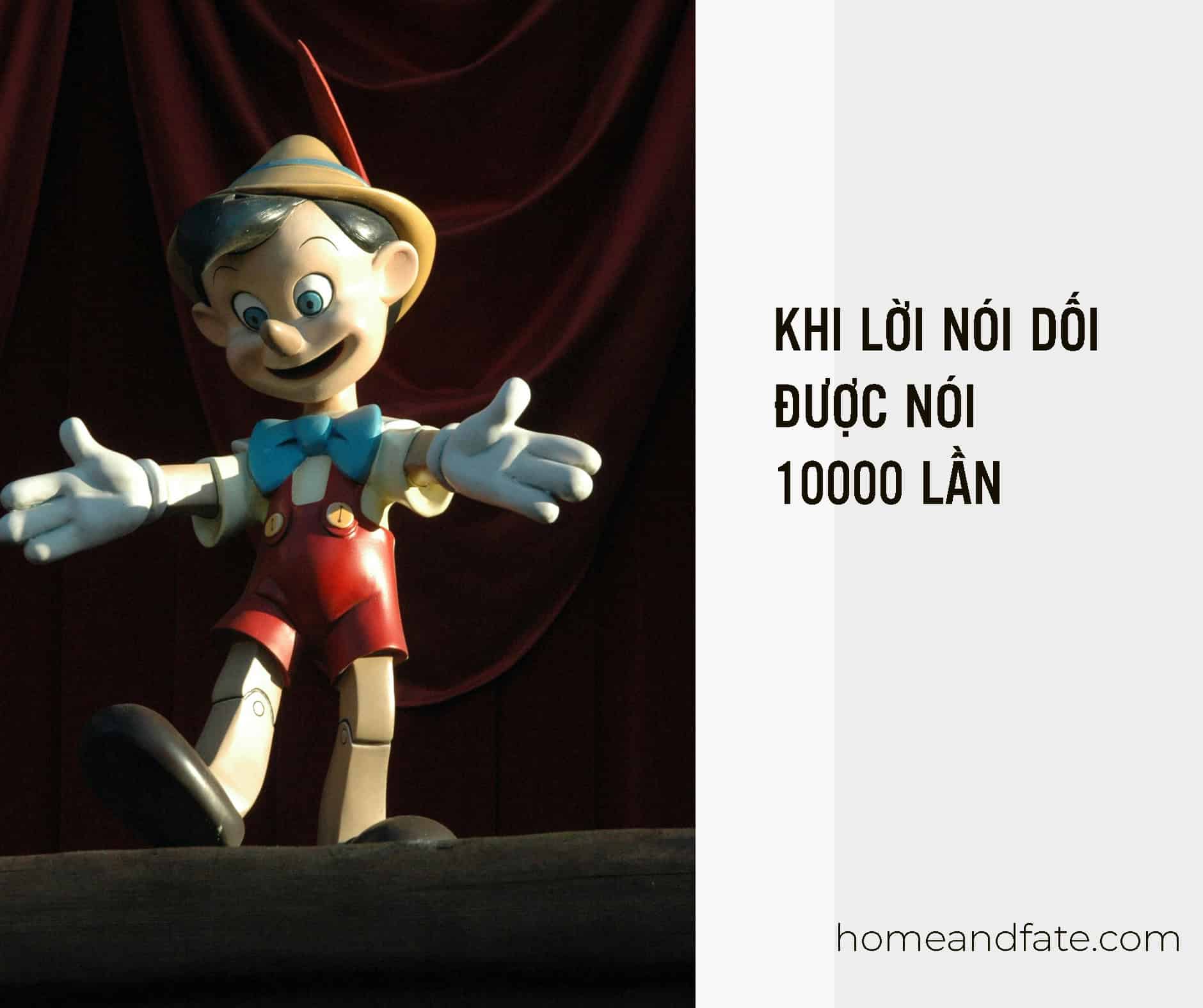 KHI LỜI NÓI DỐI ĐƯỢC NÓI 10000 LẦN