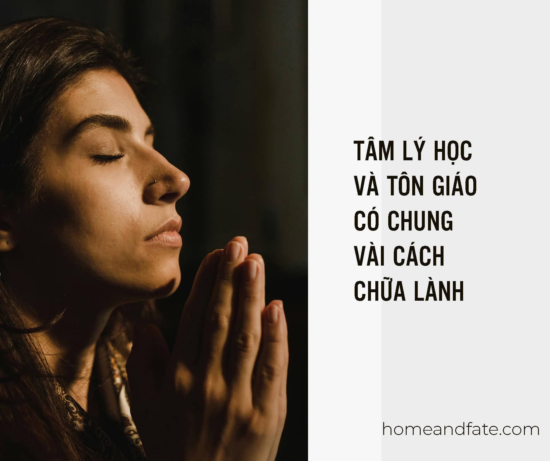 NGHIÊN CỨU CHO THẤY MỘT TÂM LÝ HỌC VÀ TÔN GIÁO CÓ CHUNG VÀI CÁCH CHỮA LÀNH